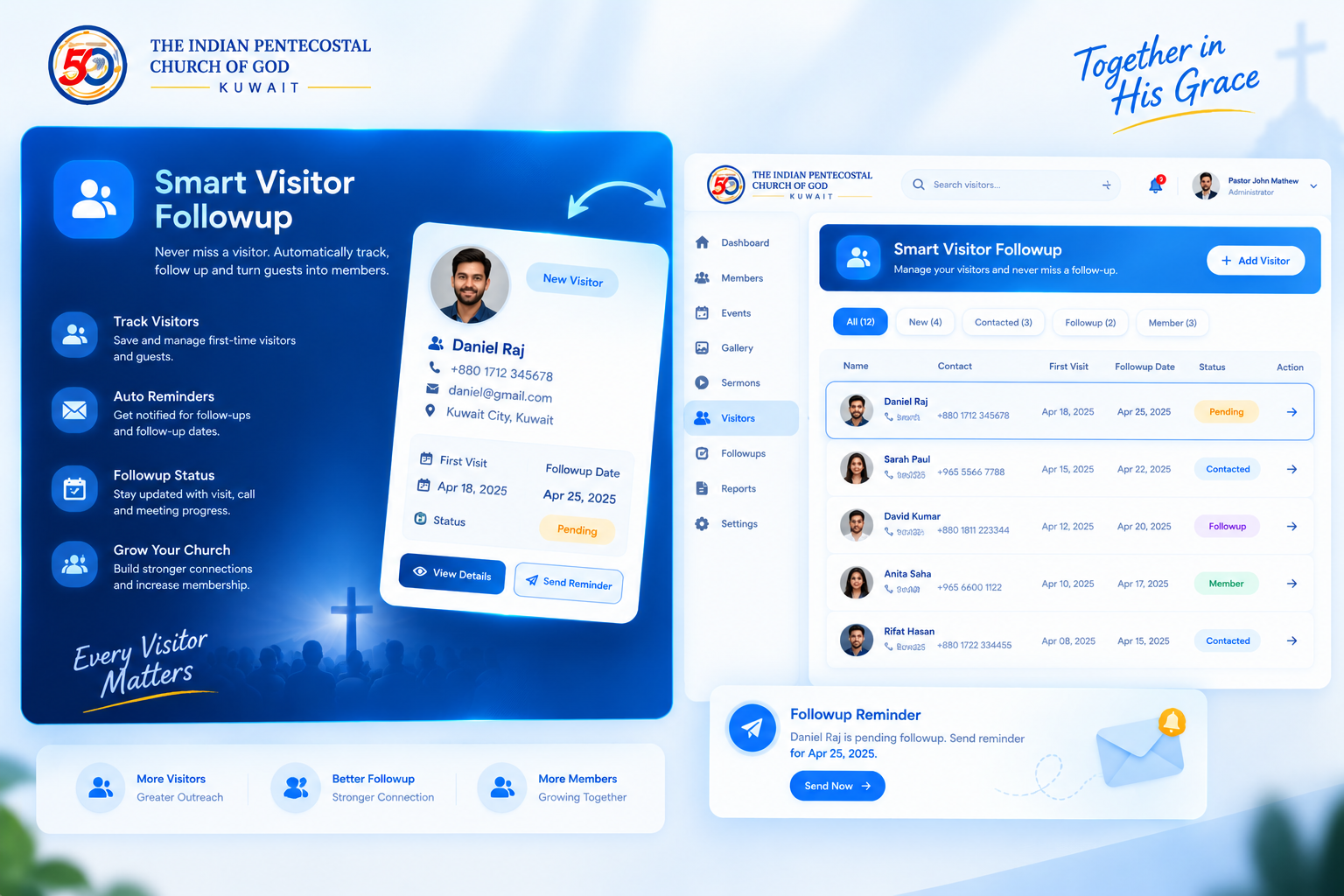 Smart Visitor Follow-Up & Integration Pipeline